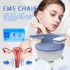 EMS-stol Icke-invasiv elektromagnetisk bäcken Golvmuskel Reparerad maskin Kegel Träning Urinin Inkontinensbehandling Hi-EMT Vaginal åtdragning Happy Chair