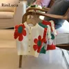 RiniLucia primavera niño bebé niña chaleco tejido abrigo niños chaleco moda casual niño prendas de vestir sin mangas cardigan tops 231220