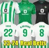 Fans toppar tees 23 24 Camiseta primera qurustacion fekir hållbarhet joaquin iglesias portero multi de futbol 2023 2024 real betis fotboll tröjor fotboll skjorta mig