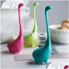 Tea Strainers Loch Ness Monster Strainer Infuser Sile Cute Cartoon Fda Lfgb Standard Loose Leaf Filter Teaware Tool Fy3864 Drop Deli Dhnlk