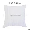 Cushion/Decorative Pillow Pillow 45Cm Corduroy Solid Color Pillowcase 2023 Nordic Sofa Home Decor Christmas Gift Drop Delivery Home Ga Dhara