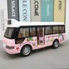 Bus scolaire Sound Tour Model Boy Toy Diecasts Véhicules Kids Gift 231221