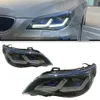 For BMW E60 LED Headlight 03-10 Headlights 523I 530I 520I Car Front Lamp DRL Daytime Running Light Dynamic Streamer Turn Signal High Beam