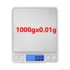 Bilance all'ingrosso 1000G / 0.1G LCD portatile Mini bilancia elettronica digitale Custodia tascabile Postale Cucina Gioielli Peso Nce Drop De Dh6Er