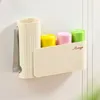 Storage Bottles Plastic Garbage Bag Dispenser Wall Mounted Extractable Bags Holder Foldable Free Punching Trash Box