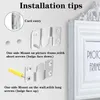 Shower Curtains Flush Mount Bracket Po Frame Hook Picture Hangers Interlock Furniture Connectorheadboard Wall Hardware