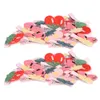 Vêtements pour chiens Mode Chapeaux pour animaux de compagnie Cerise Fruits Modélisation Design Épingle à cheveux Style Pince à cheveux Belle pour petits animaux Chiens