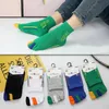 10 Pairs Socks Cotton Toe for Men Boys Five Fingers Street Fashion Breathable Shaping Anti Friction Sport with Toes 231221