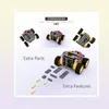 Kit de voiture Robot intelligent Adeept AWR 4WD WiFi pour Raspberry Pi 43 modèle BB2B OpenCV Target Tracking8961947