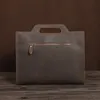 sbirds gruba skórzana czarna teczka dla mężczyzn Męskie Busiens Bag Dokument A4 Size Torebka Slim Męska Torba Messenger 231220