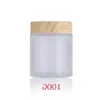 Frosted Glass Jar Cream Bottles Round Cosmetic Jars Hand Face Packing Bottle 5g 50g Jares With Wood Grain Cover Ddusw