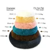 Pet Dog Bed Bosatt Donut Round Dog Kennel Ultra Soft Washable Dog and Cat Cushion Bed Winter Warm Soffa 231221