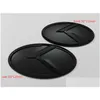 Adesivi per auto 2pcs Nuovo adesivo EMBLEGGIO LOGO 3D Black K Black Fit Kia Optima K5 2011 Emblemi di CAR13331716 Automobili per consegna a goccia moto dhhND