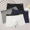 Calzoncillos 4 unids/lote 95% algodón bragas para hombres Boxershorts ropa interior masculina pantalones cortos suaves alta calidad Sexy calzoncillos Boxer transpirables