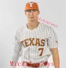 College Baseball porte un maillot de baseball personnalisé Texas Longhorns John Curtiss Augie Garrido David Pierce Corey Knebel Brandon Belt Roger Clemen