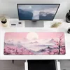 Tableau de table 80 cm de peinture de paysage chinois rose rose