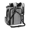 Backpack de gato de estimação respirável Back dobrável Pet Transport Travel Bag Expandível Capacidade criativa para gatos cães 231221