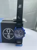 Moonswatch Bioceramic Planet Men's Watches Moon Quarz Chronograph Mens Watchの完全な使命Real BlackNylon James Montre de Luxe Limited Edition with original Box