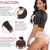 Hauvain Shaper Humpback Posture Correcteur Armes Shapewear Back Support Femmes Compression Slimming Mancheves Slimmer Corset Top 231221