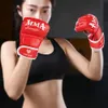 Boxing Gloves for Men Women PU Leather Karate Muay Thai Guantes De Boxeo Free Fight MMA Sandbag Training 231222