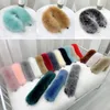 Women Faux Fur Collar Shawl Furry for Winter Coat Hood Decor Plush Fake Scarf Parkas Jacket Collars 231222