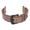 Bekijk banden handgemaakt 18 20 22 24 mm retro echte lederen mannen horlogeband hoogwaardige bracelet band cowhide soft riem accessoires