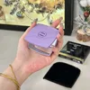 Designer's Classic Folding Mirror Women's Pink Purple Portable Makeup Mirror Travel Makeup Tool