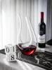 1500 мл винных декабря Карафа набор роскошного хрустального красно -красного вина бренди -бокалы шампанского скандально