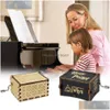 China Style Souvenir Top Sale Music Boxs all'ingrosso per l'anniversario regalo di Natale Regalo di Natale un unico Beautif Hand Cranked intagliato DHR5V