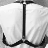 Belts 1pc Sexy Women Mature Men Gentleman Adjustable Leather Body Chest Harness Belt Black Punk Fancy Costume Clothing Accessories272W