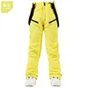 Épaississez des pantalons de ski femme étanche au vent étanche hivernale neige extérieure du snowboard snowboard pantalon respirant 231221