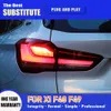 Dla BMW X1 F48 F49 LED Ogon Light 16-20 Turn Signal Sygnał hamulca Odwrotne Parking Light