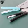 Colinhos de cabelo alisadores portáteis 2 em 1 mini cabelos que permitirem o cabelo de cabelo Crimper Crimper Electric Salnta de ferro plana Curador de cabelo de cerâmica endireitária 2312222