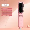 Hair Curlers Straighteners Hair Straightener Brush Heating Comb Straightener Contains Negative Ions Fast Heating AntiScald Styler Tools For StraightenedL23122