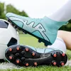 Mans Soccer Shoes Adult Kid TFFG Outsole NonSlip Unisex Football Cleats Outdoor Lawn Breathable Sneakers Arrival 231221