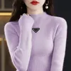 Tasarımcı Sweater Jumper Sweaters Kadın Tasarımcı Giyim Sonbahar ve Kış Kazak Kazak Kadın Leto Logo Günlük Moda Örme Süveter