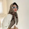 Écharpes 2023 femmes mode 90 90cm carré de soie carrée écharpe châle satin grande taille tête bandana hijab hand kerchief bandana silencieux
