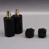 Schwarze Polyederkappe 50 ml Premium -Parfümflasche Tragbare Parfümflasche Kosmetische Sprühflasche