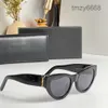 Luxury Sunglasses for Women and Men Designer y Slm6090 Same Style Glasses Classic Cat Eye Narrow Frame Butterfly with Box 4HKM