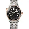 Luxury Watch Men Top Class Sea 007 James Men's Watch Huit cadrans de 42 mm et 300m Mouvements automatiques Regrés