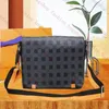 Designer Bag Men briefcase Leather Crossbody Bags District Shoulder Bags M46275 Classic Black Flower bookbag Wallet Women Tote Handbag Purse male Messenger Bag