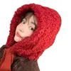 Berretti peluche Cappello Balaclava per femmina Insstyle Girl Inverno Calda calda Cinturino regolabile Donne Ore Orello Flitta Confamba