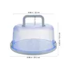 Cake Container Keeper Storage Box Lid Round Handle Portable Cupcake Saver Holder Locking Stand Comes Transport Organizer 231221