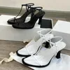 Scarpe eleganti in pelle estiva cinturino croce aperto con fibbia alte tacchi alla moda sexy sandali moderni sexy per donne