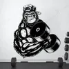 Adesivos Gorilla Bodybuilder Gym Decals de parede de fitness mostram forte adesivo de força vinil decoração de casa design de interior removível 4663 210