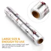 Stobok Cellophane Wrap 2,5 mil tjocklek Cellofan Wrap Roll Santa Claus Mönster Design Cellofanväskor Wrap Present Baskets Craft 231221