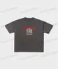 T-shirt maschili Y2K American Tide Brand Cartoon Design Letter di design di lettere di cotone a maniche corte Uomini e donne Ins Emerz