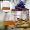 Other Bird Supplies Parrot Bath Tub Budgie Accessories Cages For Parakeets Pvc Material