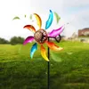 Tuin Decoraties Decor Pinwheels 12.2inch Gazon Pinwheel Metalen Windmolen 360 Swivel Outdoor Wind Sculptuur Spinner Voor Yard