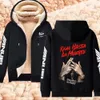 Anuel aa tryckta hoodies real hasta la muerte casual dragkedja jackor tjockare lambool män kvinnor kläder överdimensionerade y2k kläder